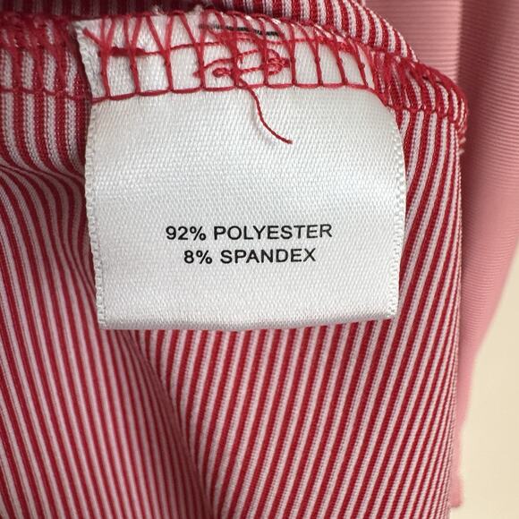 Peter Millar Summer Comfort Golf Polo Short Sleeve Collar Red Stripe Men XL Logo - Picture 10 of 12